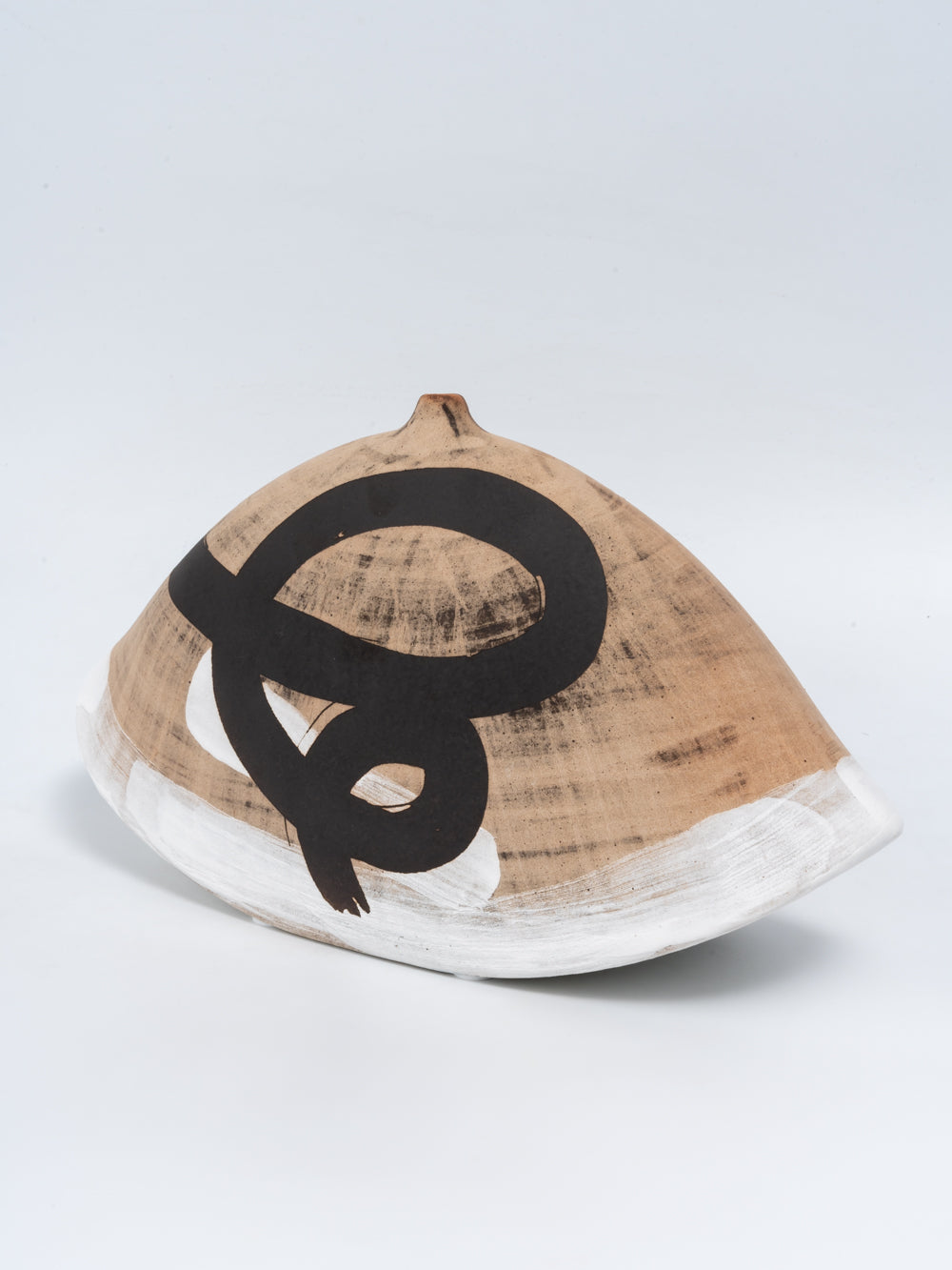 Desert Script Ceramic Vase Wide