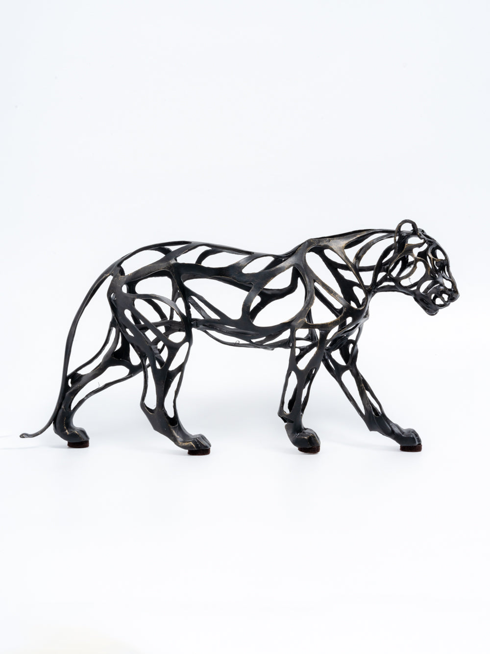 Inox Abstract Tiger Sculpture