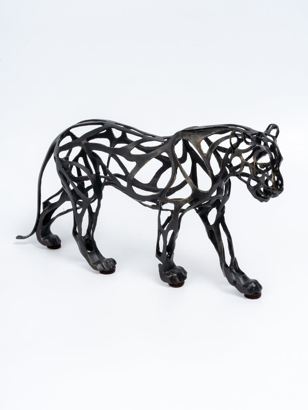 Inox Abstract Tiger Sculpture