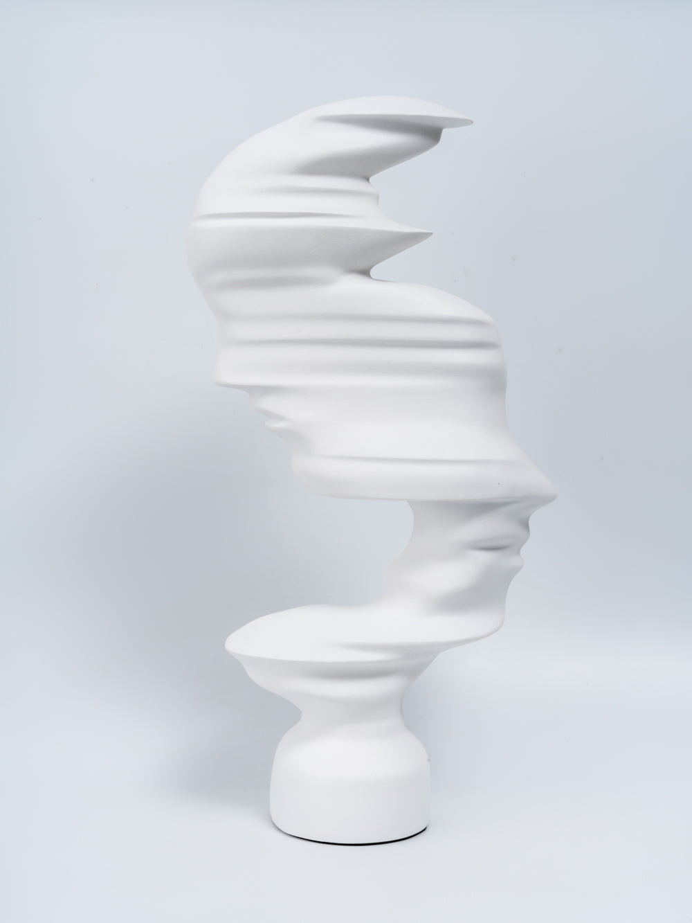 Ardyn Matte White Abstract Sculptural Face