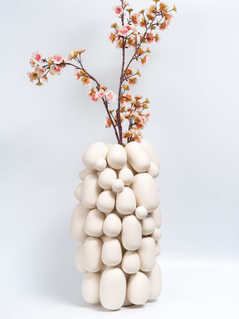 Pebble Blush Ceramic Vase