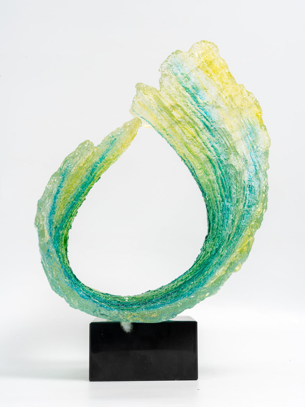 Ocean Crest Textured Sculpture