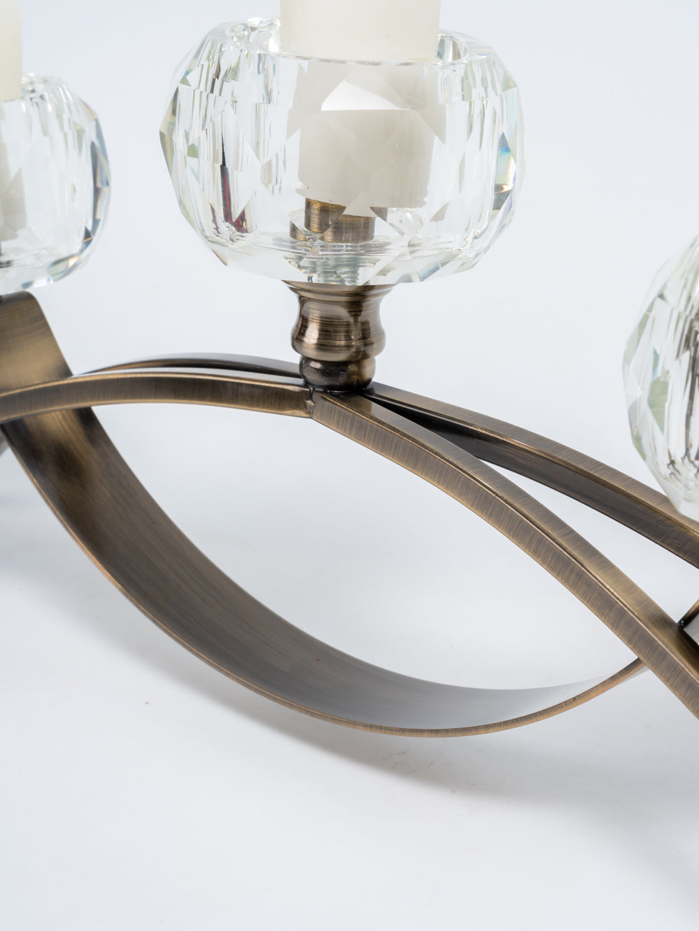 Crystal Arc Trio Candle Holder