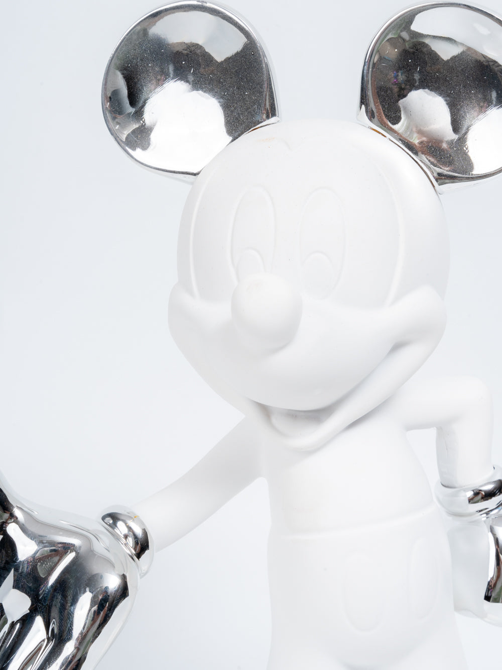 Hello Mickey White & Silver Pop Art Figurine