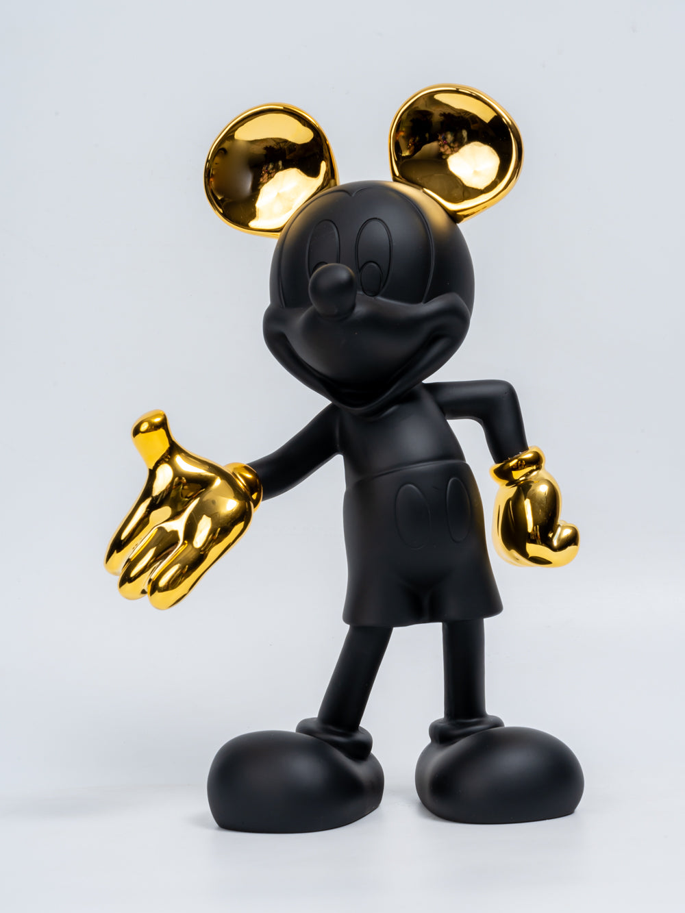 Luxe Hello Mickey Black and Gold Pop Art Figurine