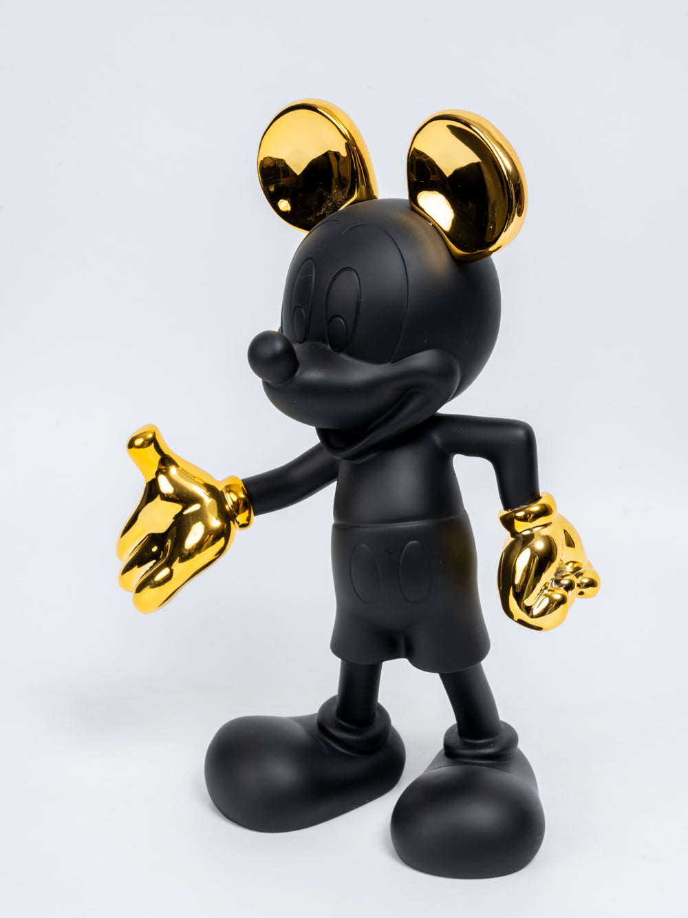 Luxe Hello Mickey Black and Gold Pop Art Figurine