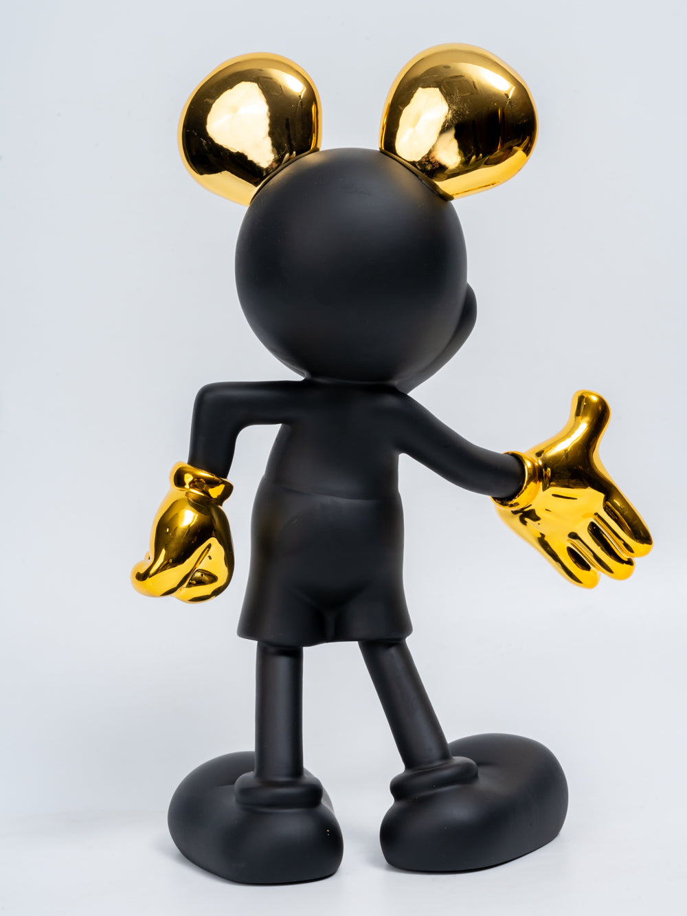 Luxe Hello Mickey Black and Gold Pop Art Figurine