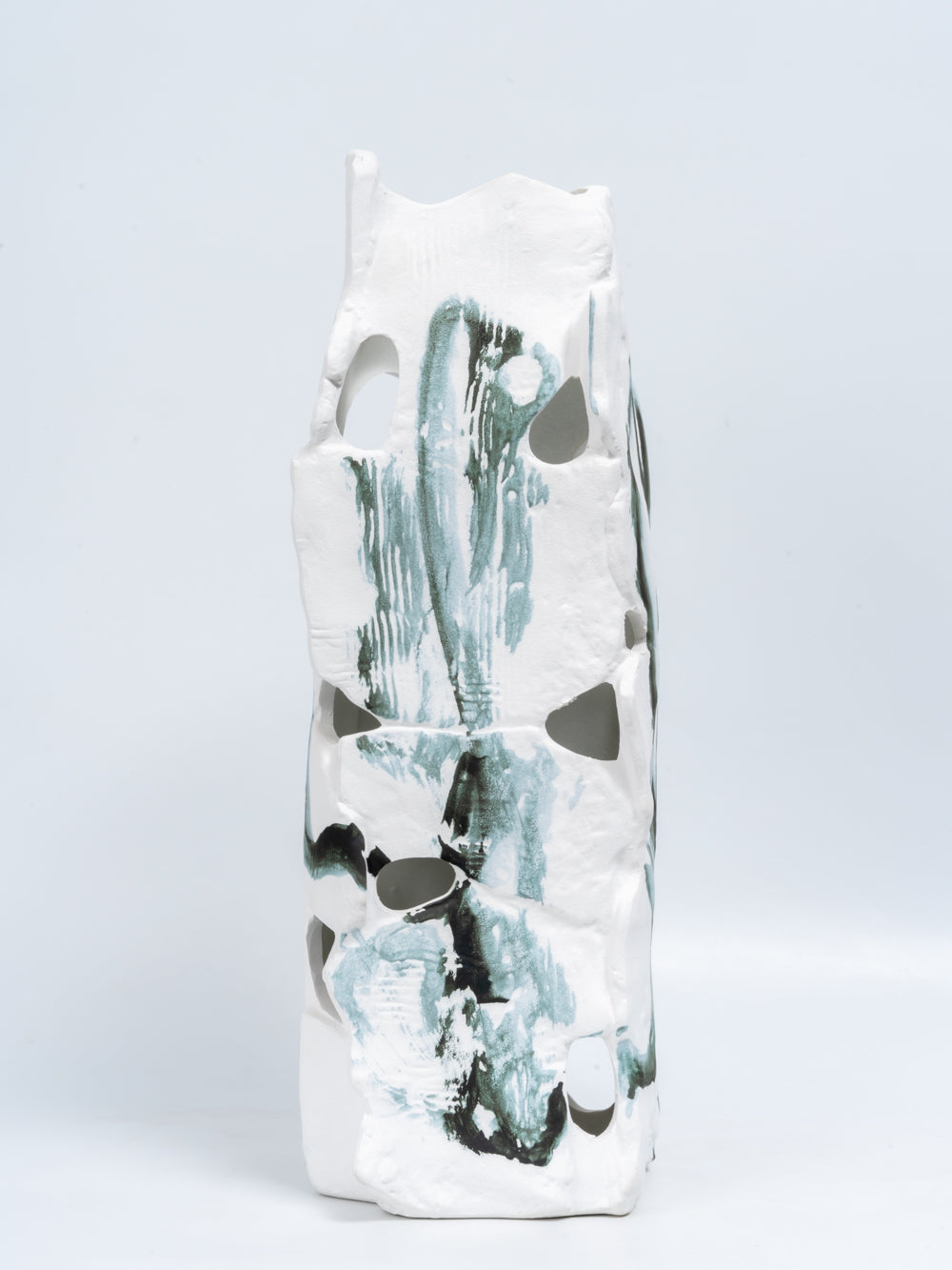 Ink Reverie Abstract Ceramic Vase