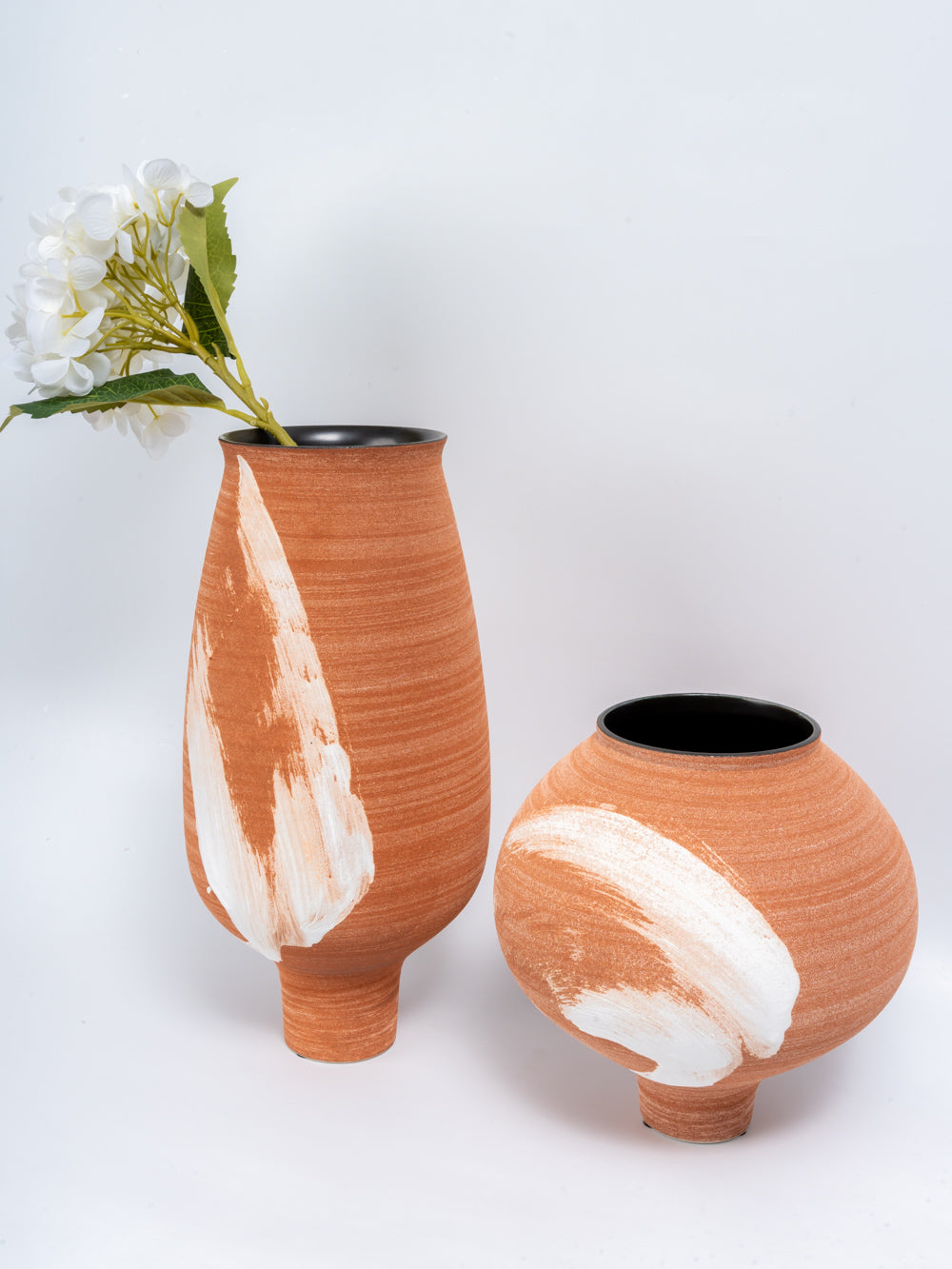 Aydin Ceramic Terracotta Pot Vase Tall