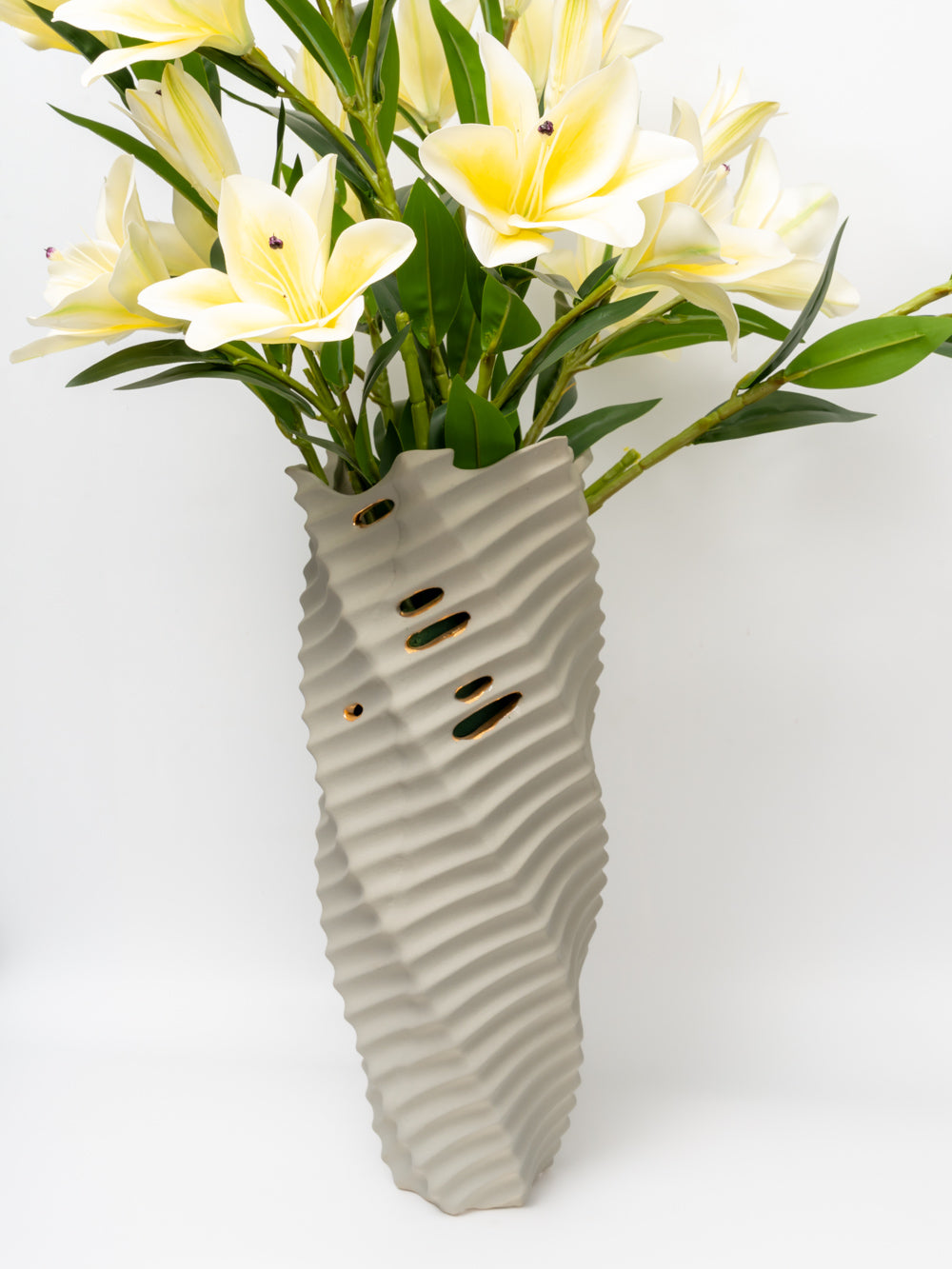 Swivel Tall Ceramic Vase