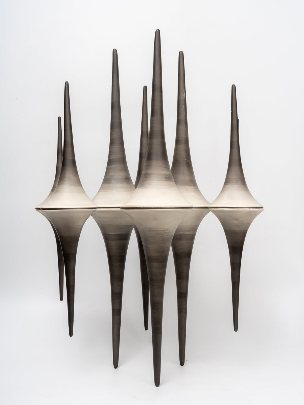 Luxe Horizon Peaks Abstract Sculpture