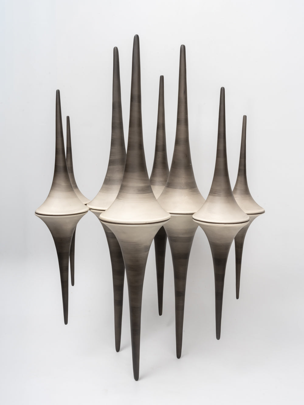 Luxe Horizon Peaks Abstract Sculpture