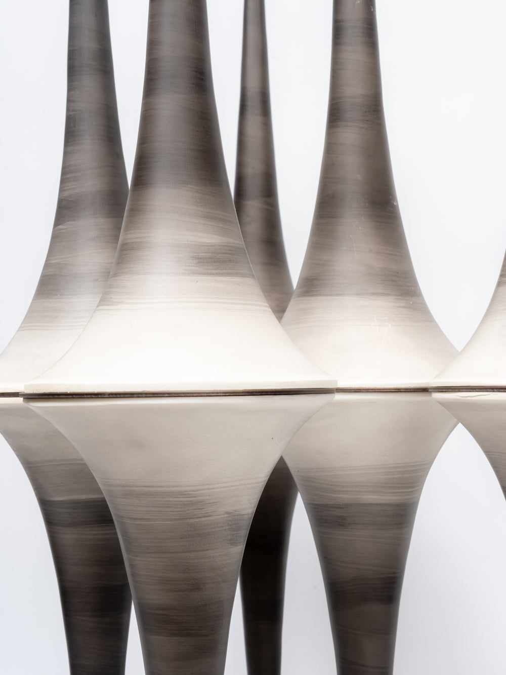 Luxe Horizon Peaks Abstract Sculpture