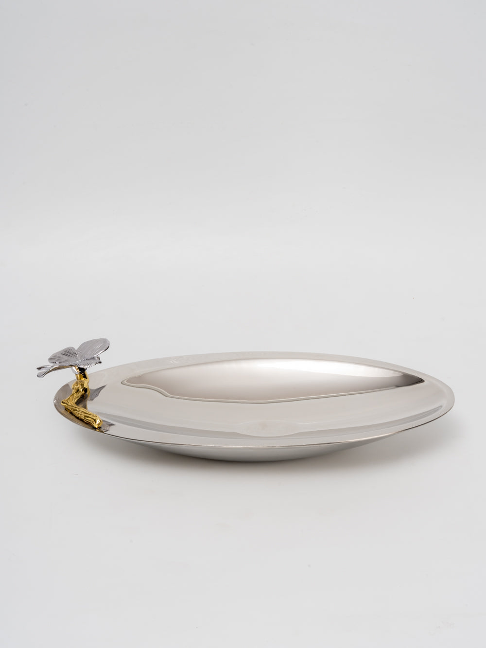 Butterfly Perch Oval Serving Platter