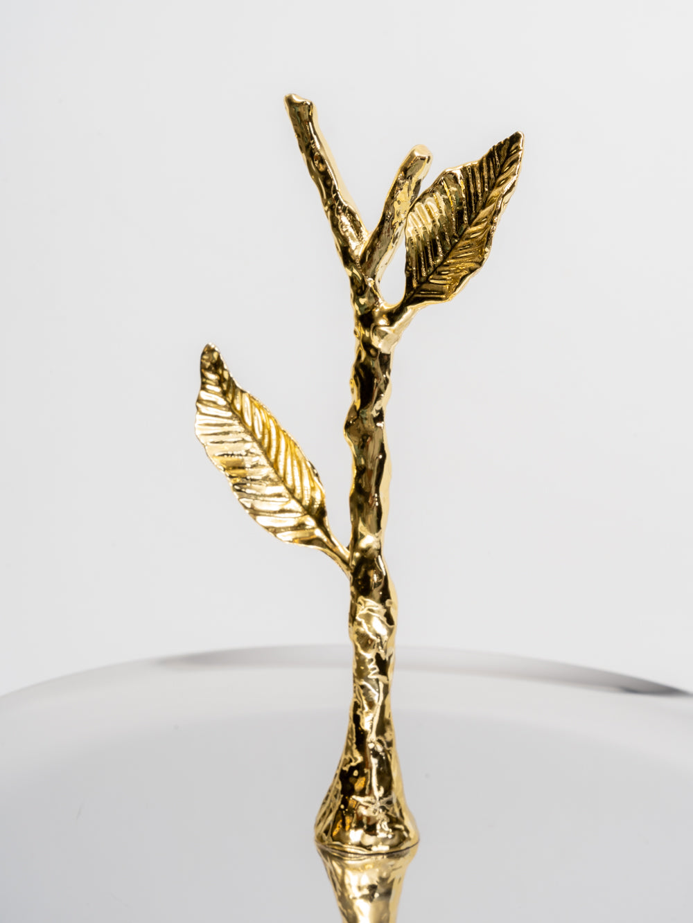 Golden Twig 2-Tier Metal Serving Stand