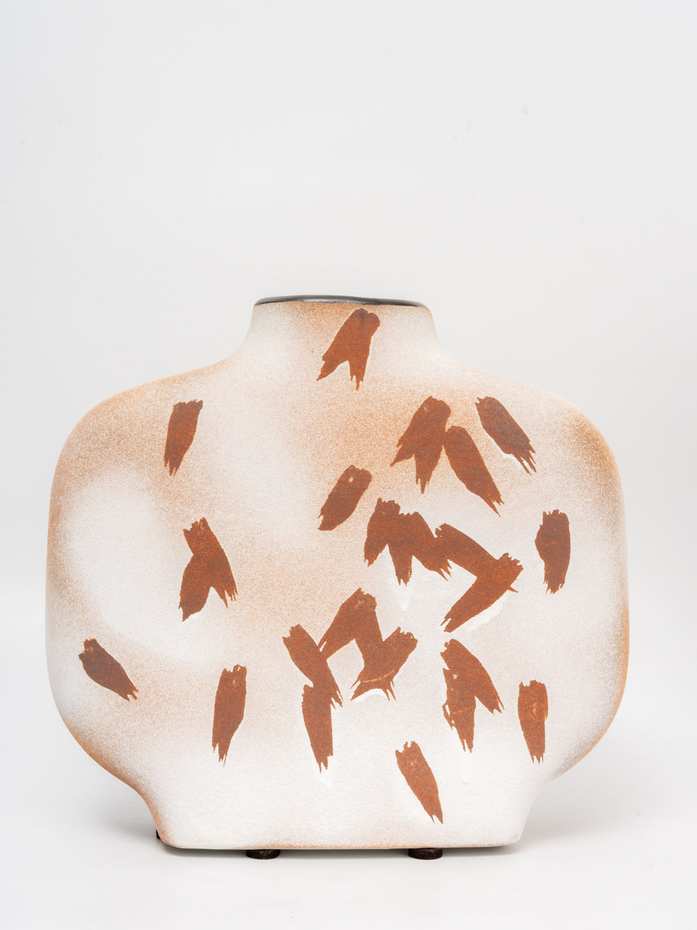 Terra Mark Abstract Wide Ceramic Vase