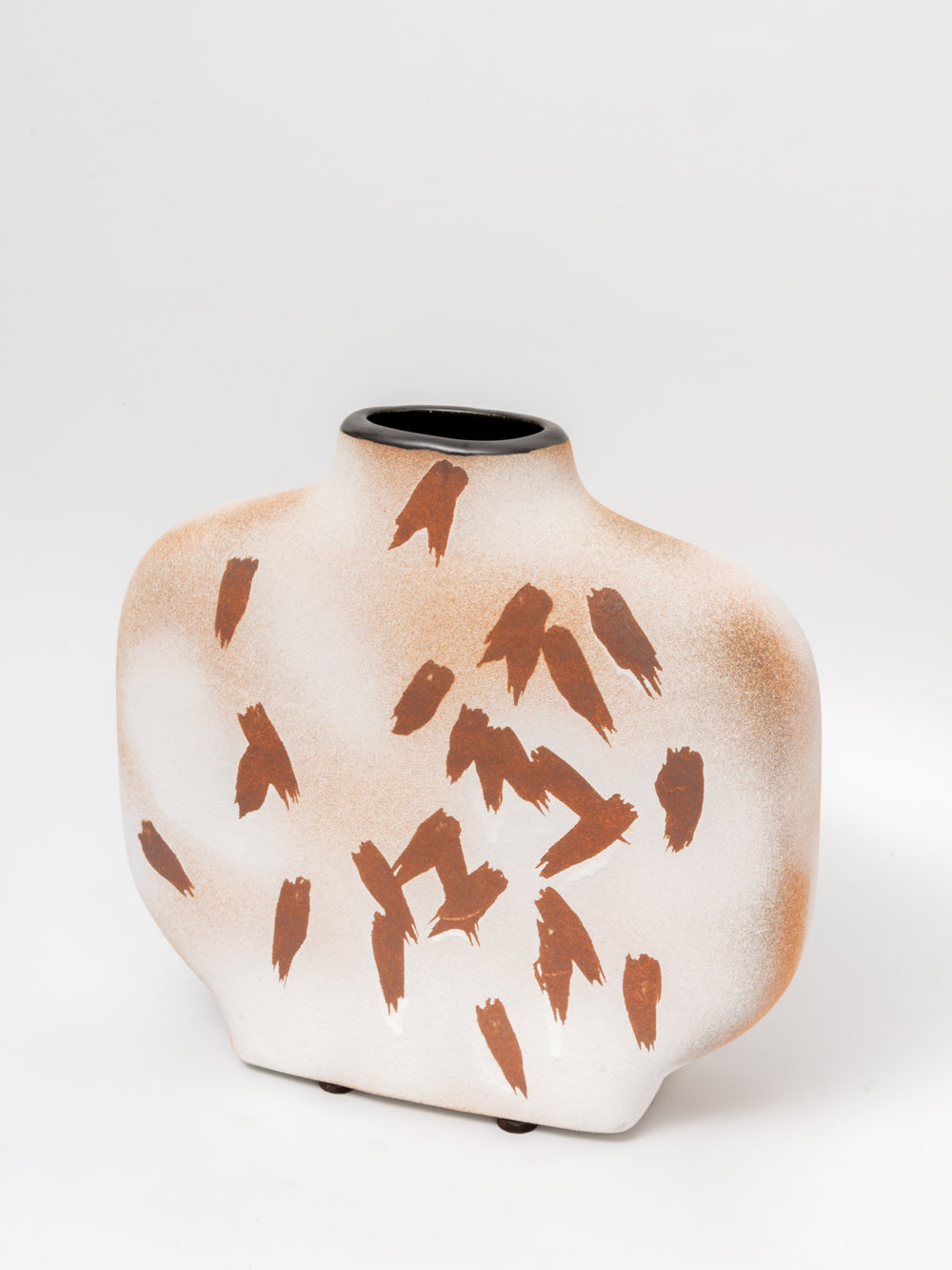Terra Mark Abstract Wide Ceramic Vase