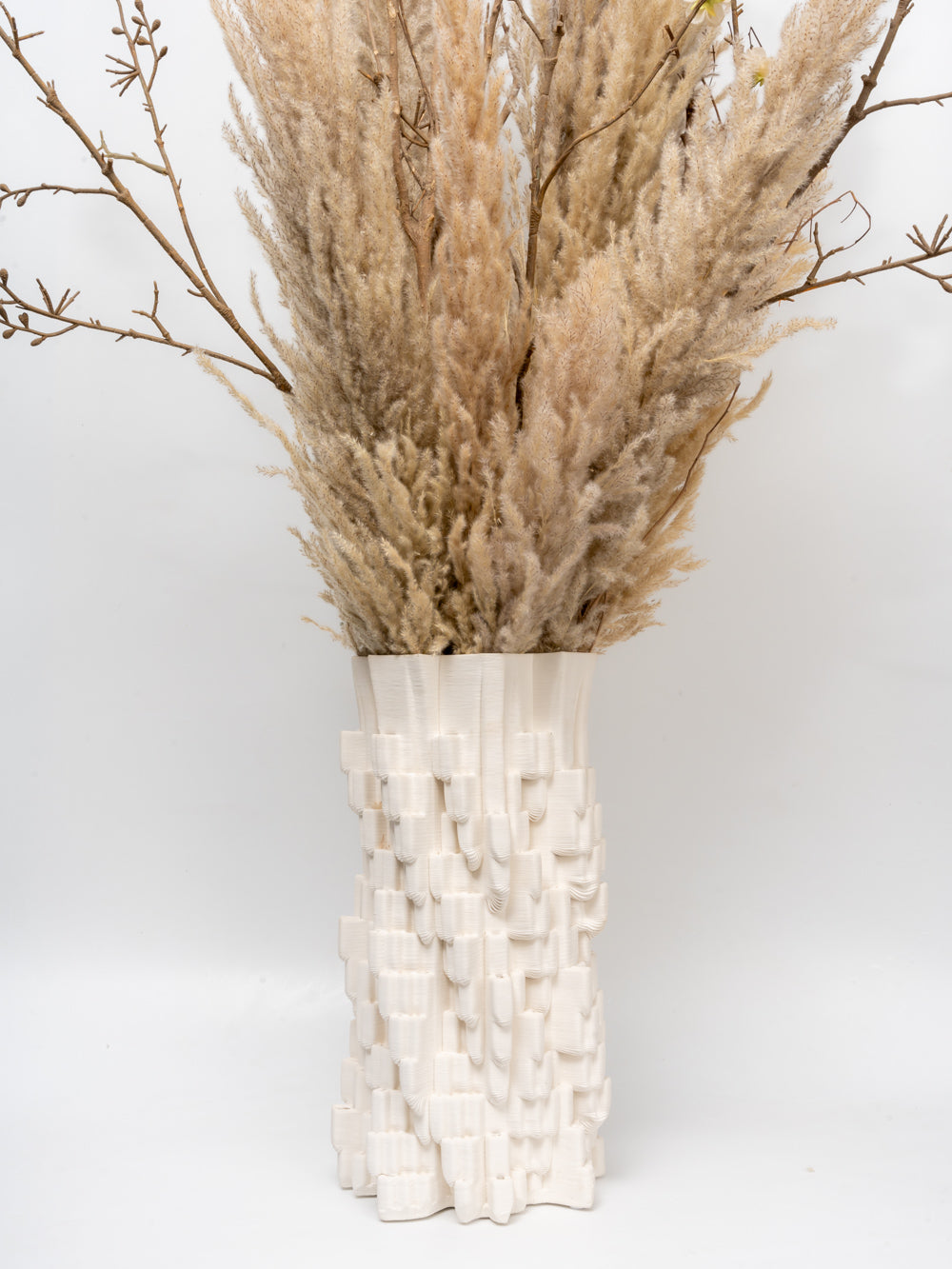 Basalt Column Large Ceramic Vase