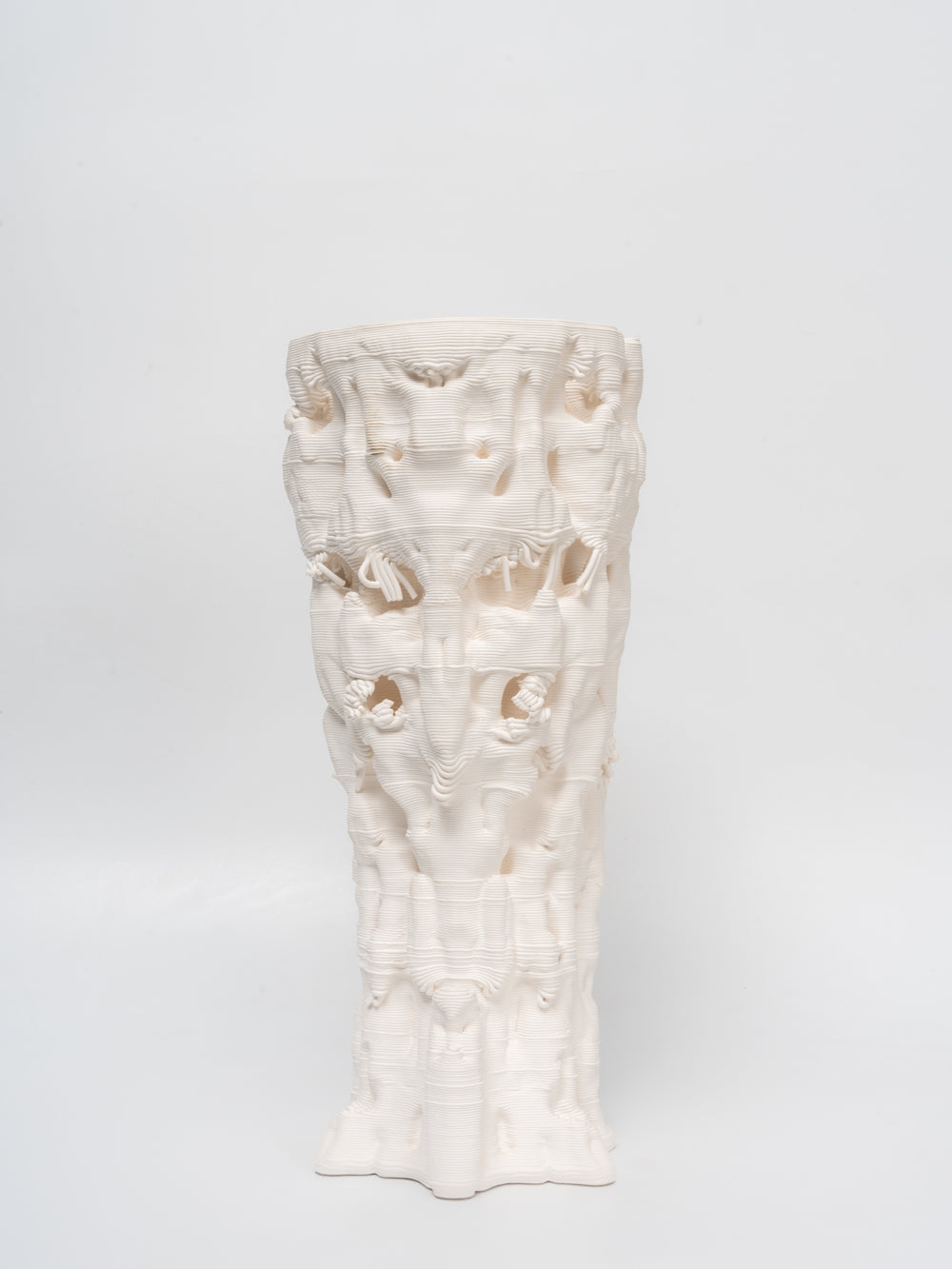 Moreg Ceramic Ivory Artistic Vase