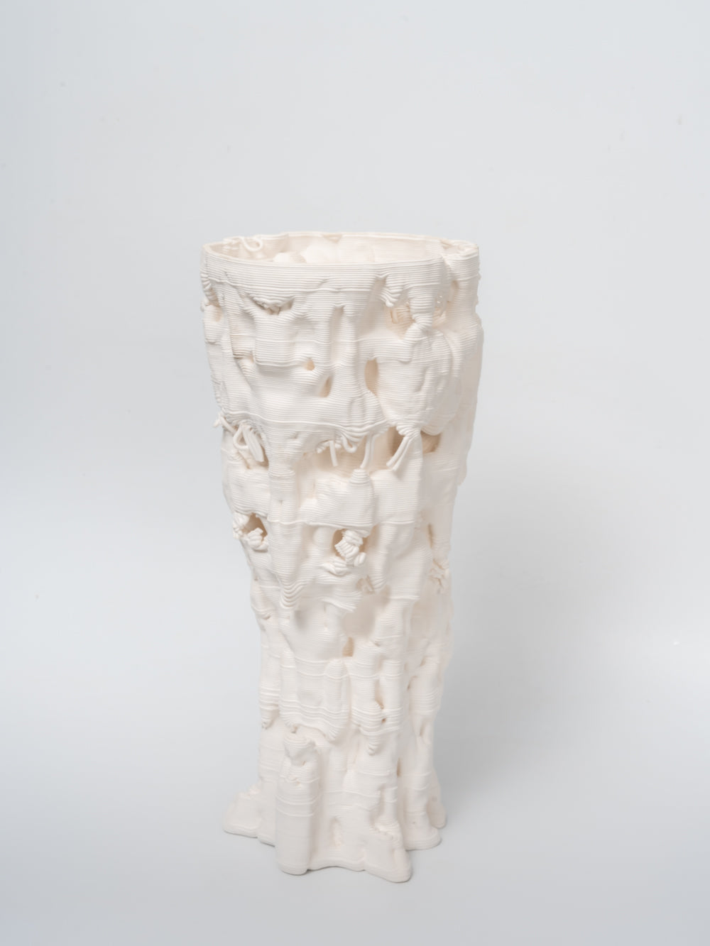 Moreg Ceramic Ivory Artistic Vase