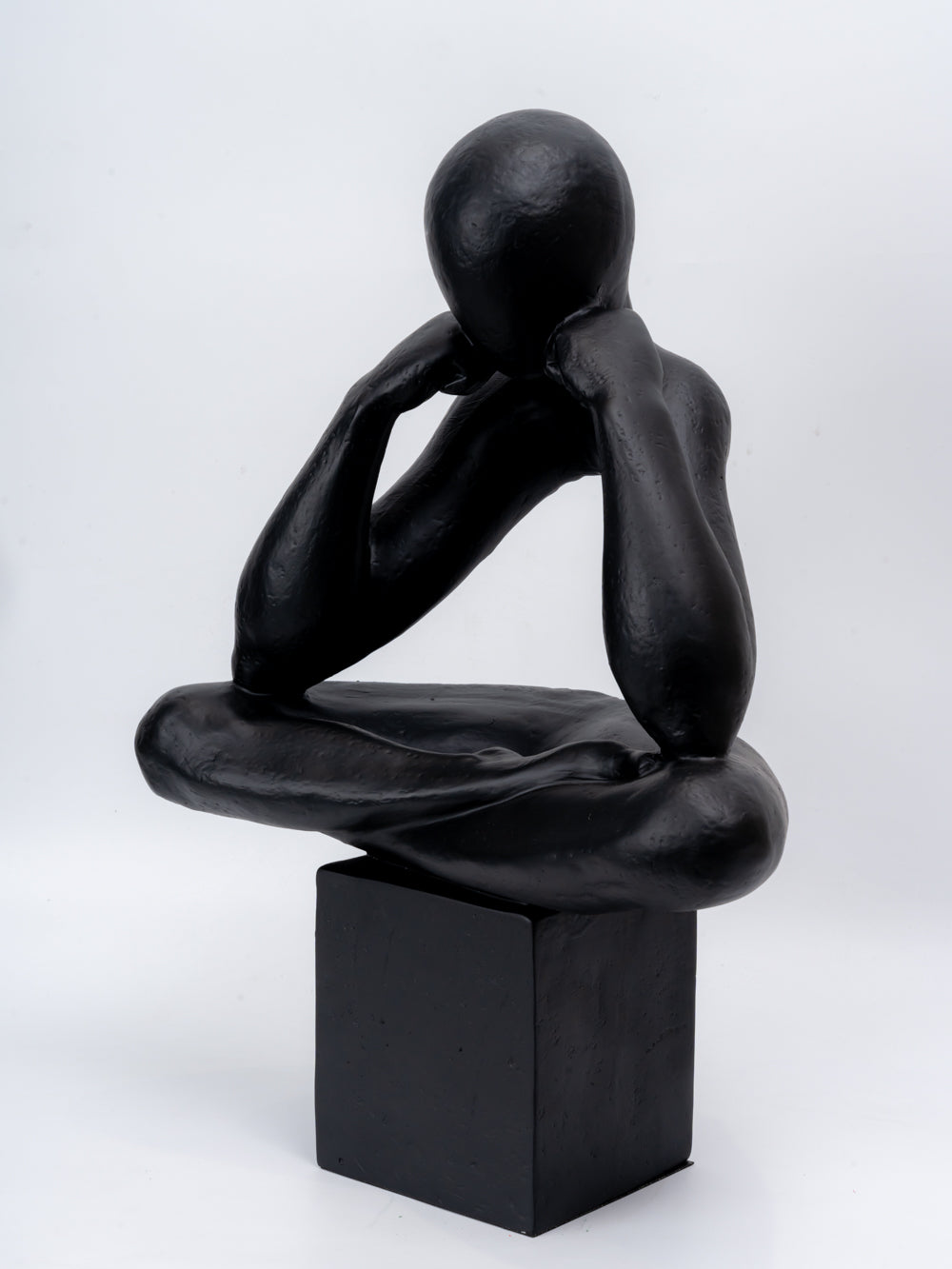 Luxe Abstract Deep Thinker Sculpture