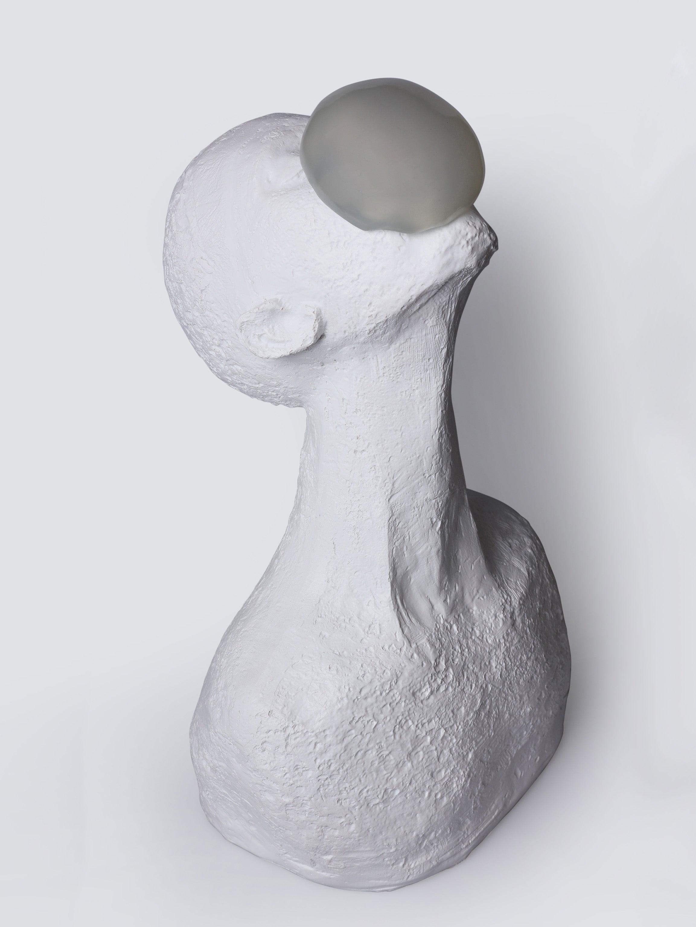 Gulp ball Sculpt White Classic Bust Sculpts Decor Object