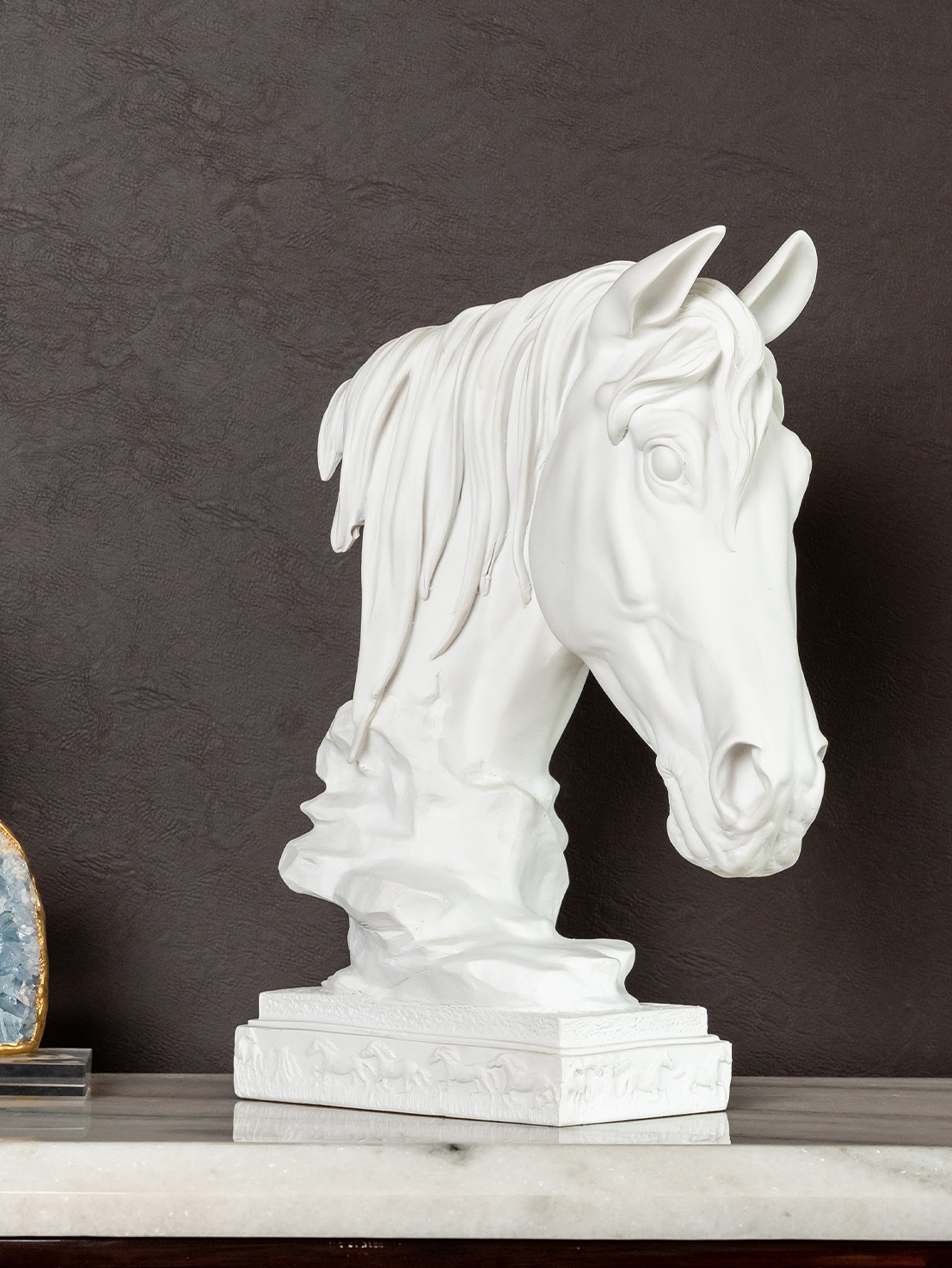Caballo White Classic Bust Sculpts Decor Object