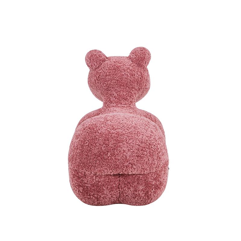 Élio Big Pony Boucle Stool - Dusty Rose Pink