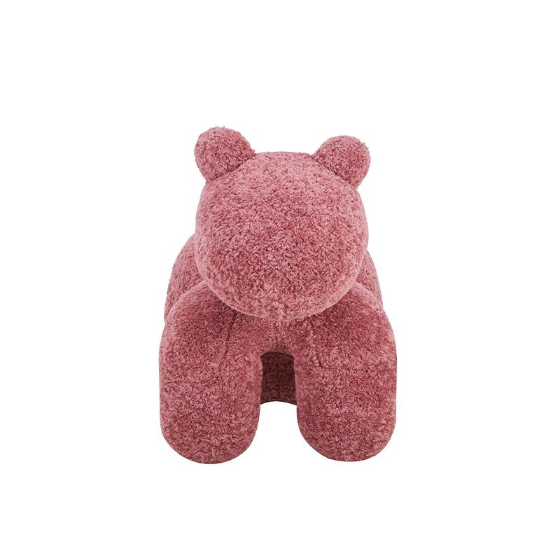 Élio Big Pony Boucle Stool - Dusty Rose Pink